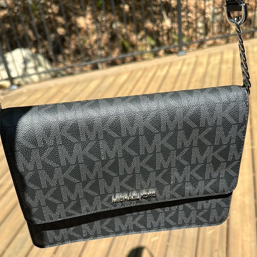 Michael Kors Black Signature Shoulder Bag